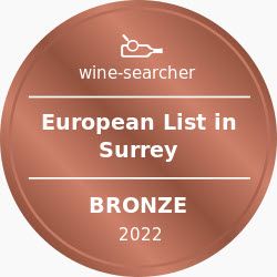 Wine-Searcher European List in Surrey Bronze 2022